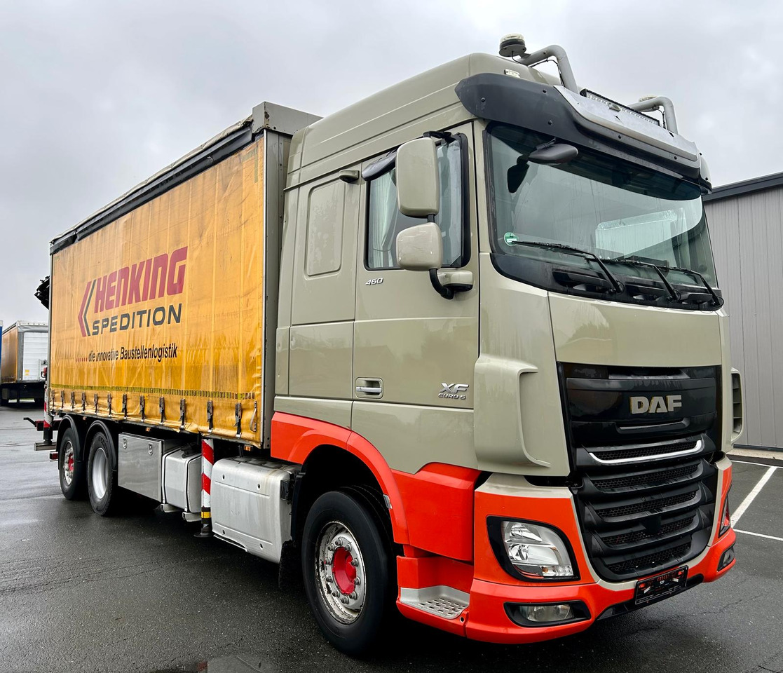 Camião de lona, Camião grua DAF DAF XF 460 FAN + PALFINGER + 16mtr + Lenkachse + EURO 6: foto 7 Camião de lona, Camião grua DAF DAF XF 460 FAN + PALFINGER + 16mtr + Lenkachse + EURO 6: foto 7