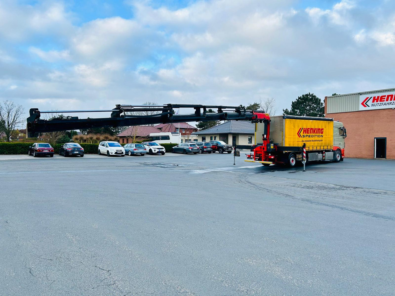 Camião de lona, Camião grua DAF DAF XF 460 FAN + PALFINGER + 16mtr + Lenkachse + EURO 6: foto 18 Camião de lona, Camião grua DAF DAF XF 460 FAN + PALFINGER + 16mtr + Lenkachse + EURO 6: foto 18