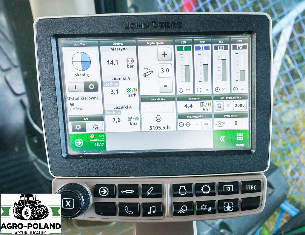 JOHN DEERE 8295 R - 5105 h - POWERSHIFT - AUTOTRAC - 2016 ROK - ORYGINALNE OPONY - Trator: foto 4 JOHN DEERE 8295 R - 5105 h - POWERSHIFT - AUTOTRAC - 2016 ROK - ORYGINALNE OPONY - Trator: foto 4
