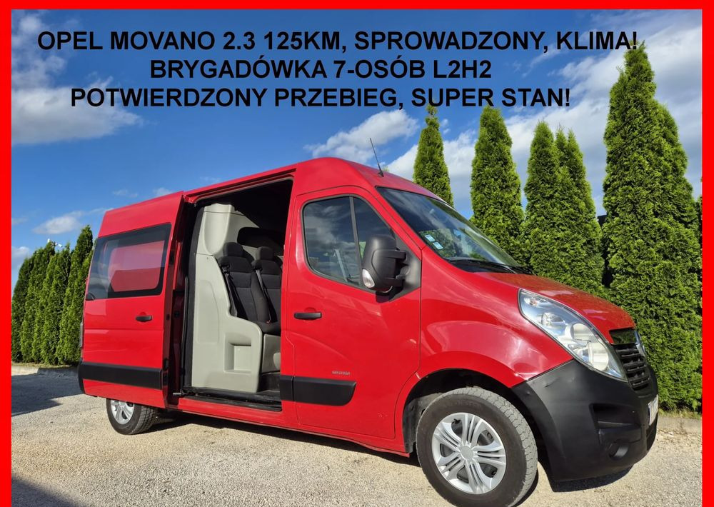 Opel Movano 2.3 125KM L2H2 Dubel Kabina - Carrinha cabine dupla: foto 1 Opel Movano 2.3 125KM L2H2 Dubel Kabina - Carrinha cabine dupla: foto 1