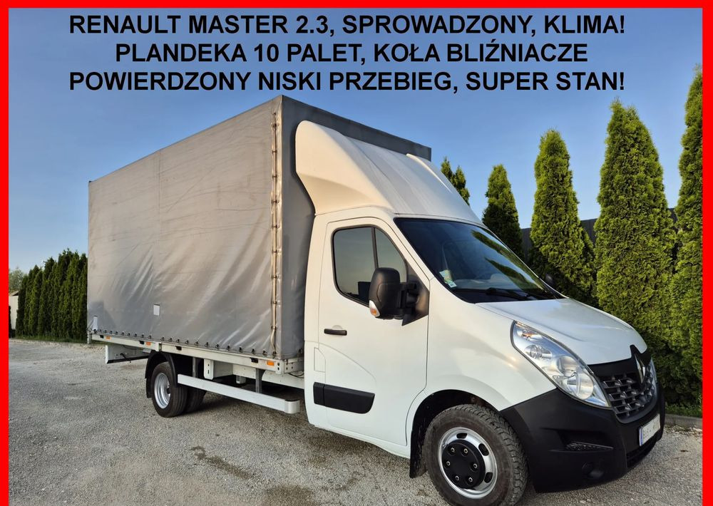 Renault Master 2.3 Plandeka 10 palet Bliźniaki - Carrinha de lona: foto 1 Renault Master 2.3 Plandeka 10 palet Bliźniaki - Carrinha de lona: foto 1