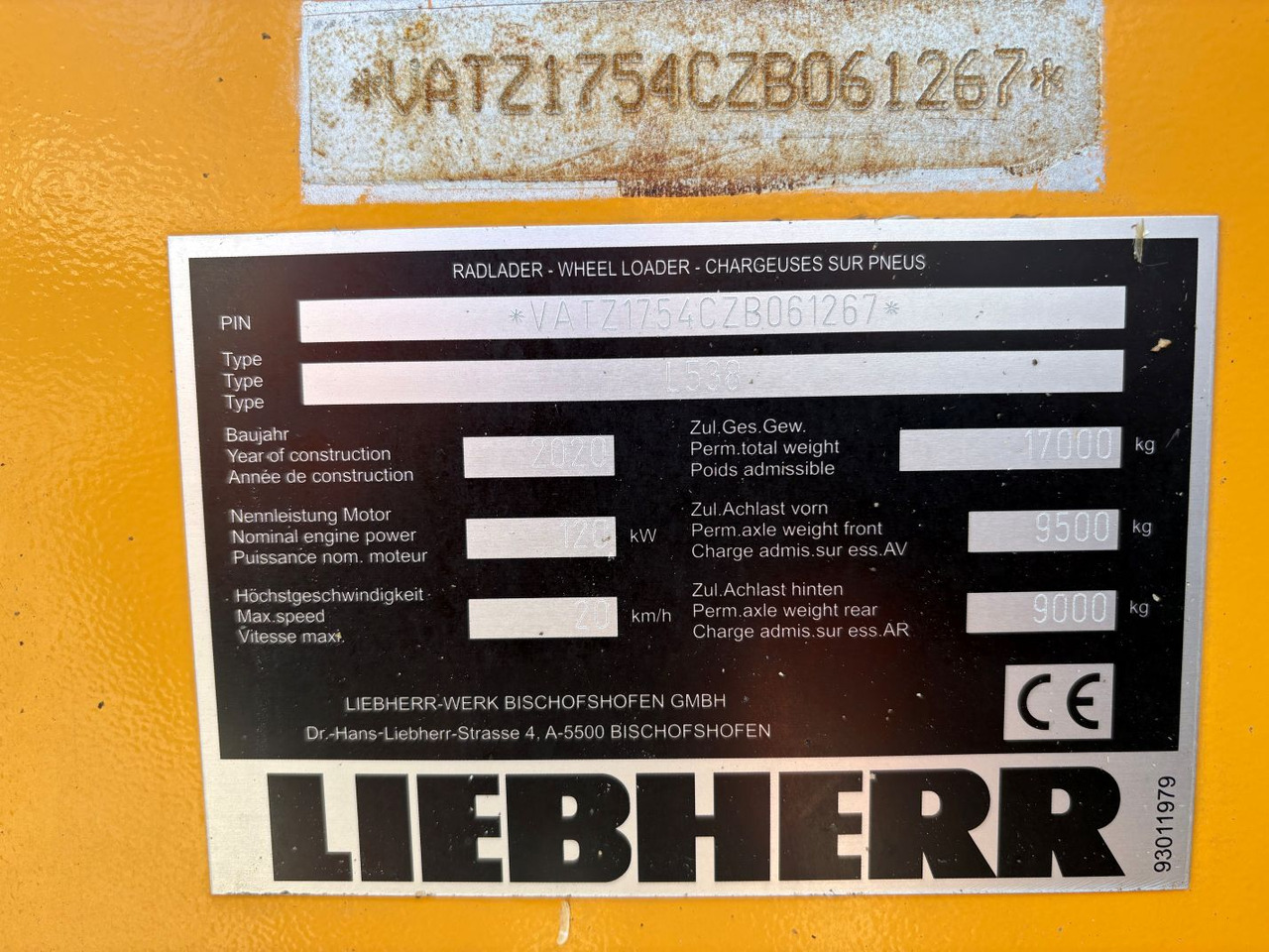 Pá carregadora de rodas LIEBHERR L538: foto 23