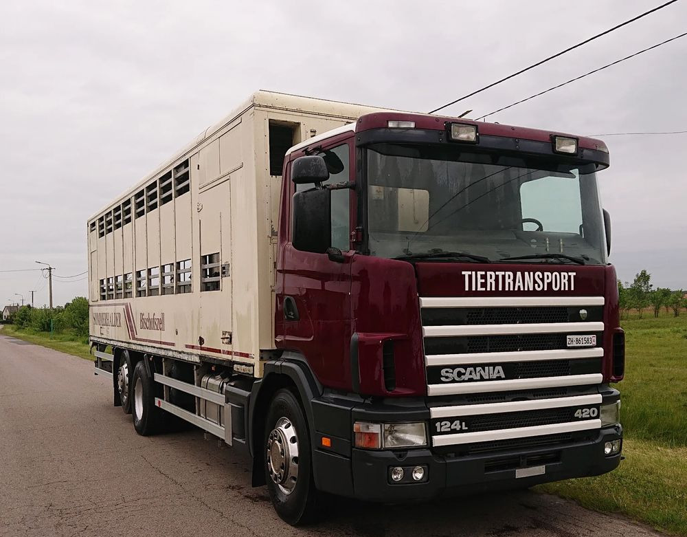 Scania 124 420 Do żywca - Camião transporte de gado: foto 3 Scania 124 420 Do żywca - Camião transporte de gado: foto 3