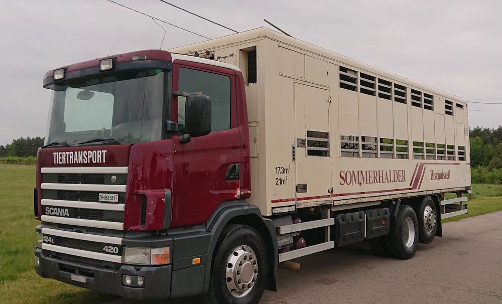 Scania 124 420 Do żywca - Camião transporte de gado: foto 1 Scania 124 420 Do żywca - Camião transporte de gado: foto 1
