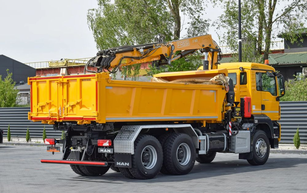 MAN TGS 26.400 / 6x4 / EURO 6 / UDT / HDS FASSI 165 / WYSUW x3 / ROTATOR / CHWYTAK / STEROWANIE RADIOWE / WZMOCNIONA RAMA / WYWROTKA / HYDROBURTA / AUTOMAT / 2017 / NOWE OPONY - 100% / NISKI PRZEBIEG - Camião basculante: foto 5 MAN TGS 26.400 / 6x4 / EURO 6 / UDT / HDS FASSI 165 / WYSUW x3 / ROTATOR / CHWYTAK / STEROWANIE RADIOWE / WZMOCNIONA RAMA / WYWROTKA / HYDROBURTA / AUTOMAT / 2017 / NOWE OPONY - 100% / NISKI PRZEBIEG - Camião basculante: foto 5