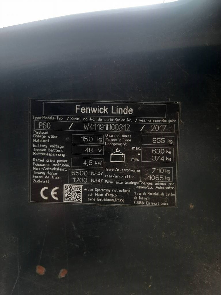 Leasing de Linde P 60 Linde P 60: foto 7 Leasing de Linde P 60 Linde P 60: foto 7