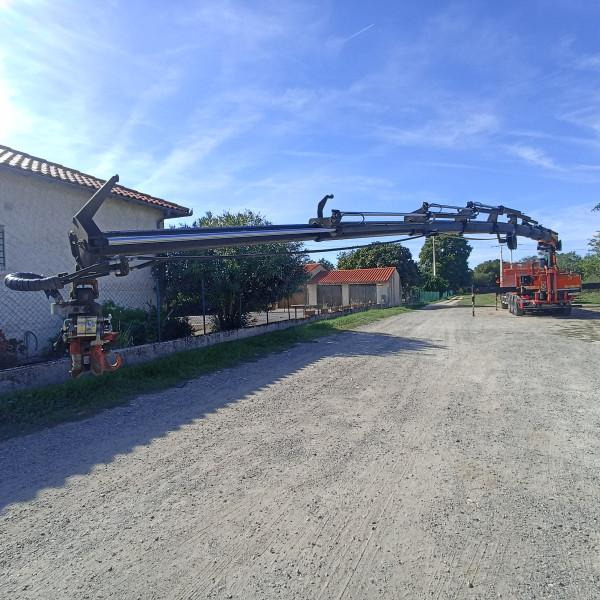 Scania P 410 - Camião de caixa aberta/ Plataforma, Camião grua: foto 5 Scania P 410 - Camião de caixa aberta/ Plataforma, Camião grua: foto 5