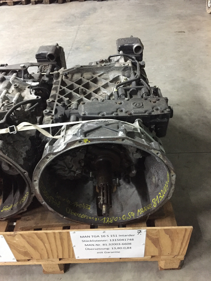 Caixa de velocidade por Camião Gebrauchtes Getriebe MAN TGA, Typ : 16S 151, Artikel - Nr. : 81.32003 - 6608: foto 11