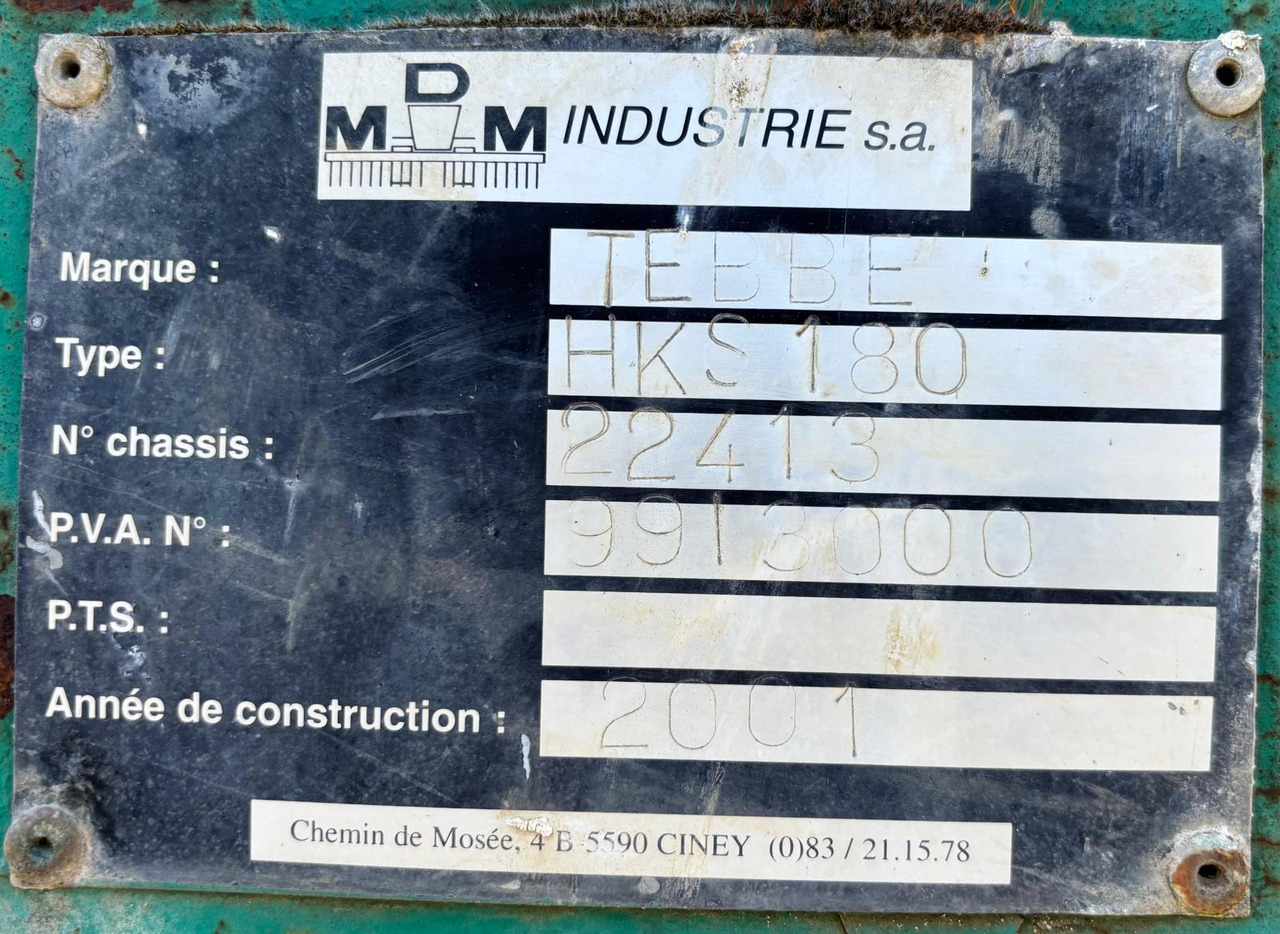 TEBBE 180 - Espalhador de estrume: foto 5 TEBBE 180 - Espalhador de estrume: foto 5