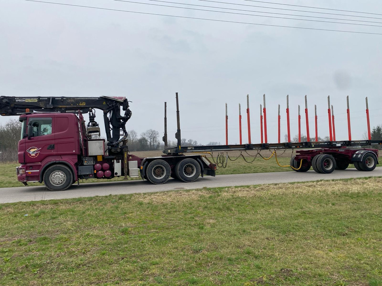 SCANIA R500 - Tractor, Semi-reboque transporte de madeira: foto 3 SCANIA R500 - Tractor, Semi-reboque transporte de madeira: foto 3