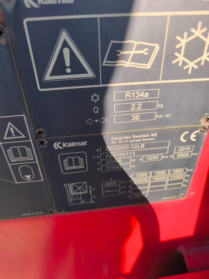 Kalmar DCD 200-12 LB - Empilhadeira a diesel: foto 5 Kalmar DCD 200-12 LB - Empilhadeira a diesel: foto 5