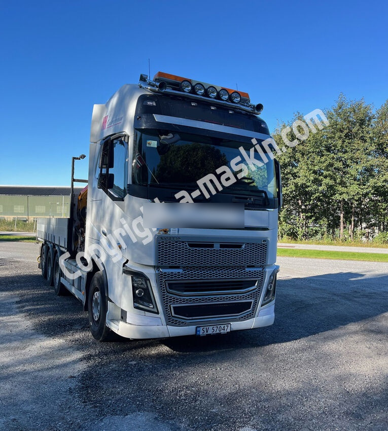 Volvo FH 16.540 - Camião de caixa aberta/ Plataforma, Camião grua: foto 1 Volvo FH 16.540 - Camião de caixa aberta/ Plataforma, Camião grua: foto 1