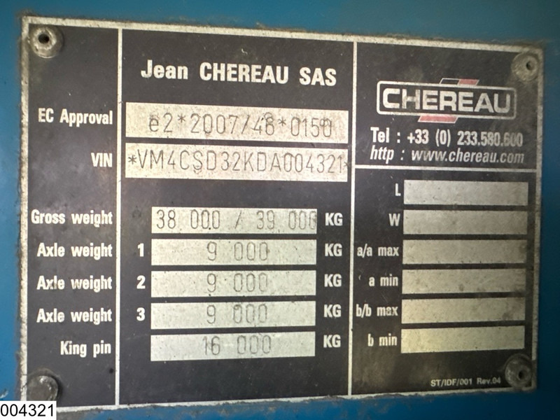 Chereau Koel vries Carrier Vector 1550 - Semi-reboque frigorífico: foto 4 Chereau Koel vries Carrier Vector 1550 - Semi-reboque frigorífico: foto 4