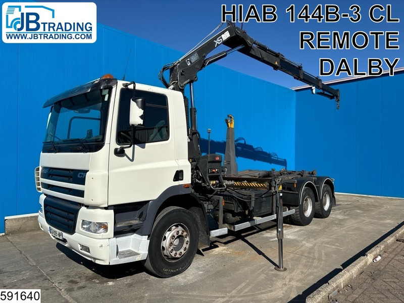 DAF CF 380 6X4, EURO 3, Manual, Steel, HIAB, DALBY - Camião polibenne, Camião grua: foto 1 DAF CF 380 6X4, EURO 3, Manual, Steel, HIAB, DALBY - Camião polibenne, Camião grua: foto 1