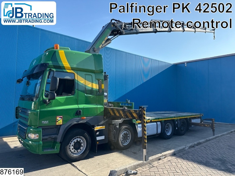 DAF CF 410 8x2, EURO 5, Palfinger, Steerling, Remote,Retarder - Camião de caixa aberta/ Plataforma, Camião grua: foto 1 DAF CF 410 8x2, EURO 5, Palfinger, Steerling, Remote,Retarder - Camião de caixa aberta/ Plataforma, Camião grua: foto 1