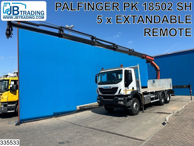 Iveco Trakker 360 6X4, EURO 6, Palfinger, Remote - Camião de caixa aberta/ Plataforma, Camião grua: foto 1 Iveco Trakker 360 6X4, EURO 6, Palfinger, Remote - Camião de caixa aberta/ Plataforma, Camião grua: foto 1