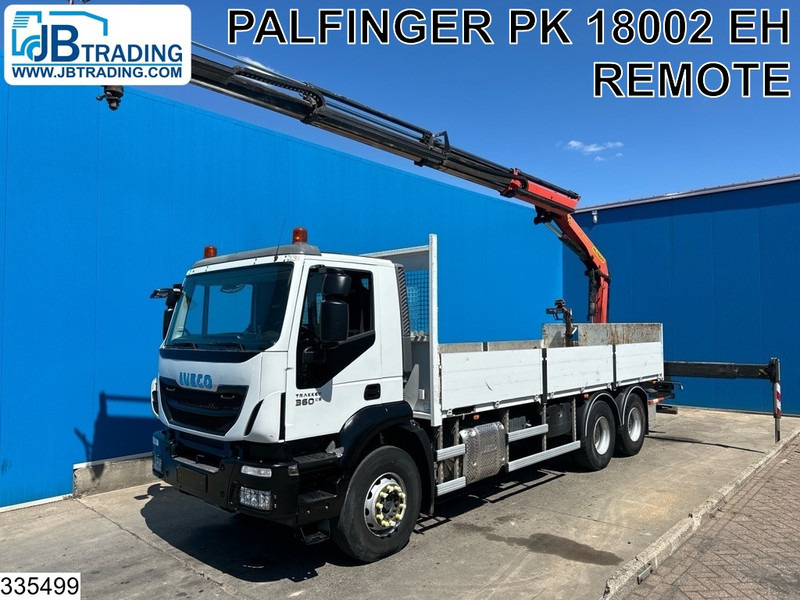 Iveco Trakker 360 6X4, EURO 6, Steel suspension, Palfinger - Camião de caixa aberta/ Plataforma, Camião grua: foto 1 Iveco Trakker 360 6X4, EURO 6, Steel suspension, Palfinger - Camião de caixa aberta/ Plataforma, Camião grua: foto 1