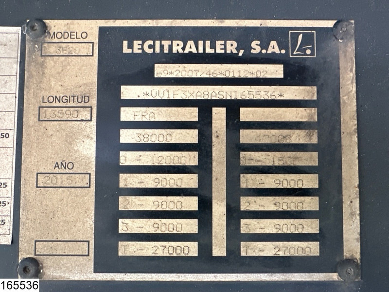 Lecitrailer Koel vries Carrier Vector 1950 MT , 2 Koelunits, Dhollandia - Semi-reboque frigorífico: foto 4 Lecitrailer Koel vries Carrier Vector 1950 MT , 2 Koelunits, Dhollandia - Semi-reboque frigorífico: foto 4