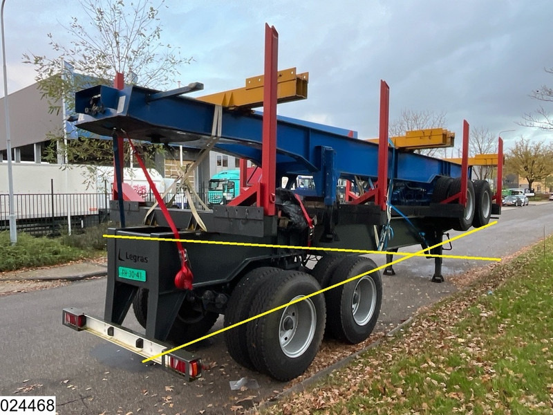 Legras Openlaadbak Wood transport, Steel suspension - Semi-reboque transporte de madeira: foto 2 Legras Openlaadbak Wood transport, Steel suspension - Semi-reboque transporte de madeira: foto 2