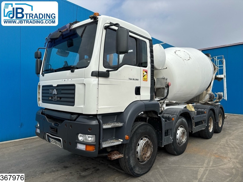 MAN TGA 32 360 8X4, Manual, Steel suspension, Stetter 9m3 - Camião betoneira: foto 1 MAN TGA 32 360 8X4, Manual, Steel suspension, Stetter 9m3 - Camião betoneira: foto 1