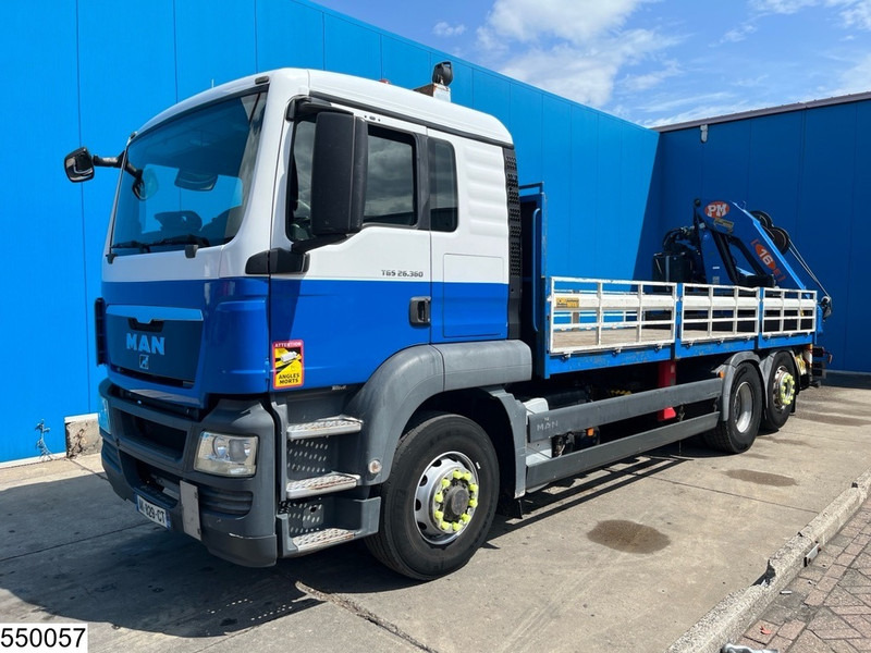 MAN TGS 26 360 6x4, EURO 5, PM, Remote, Hydrodrive - Camião de caixa aberta/ Plataforma, Camião grua: foto 2 MAN TGS 26 360 6x4, EURO 5, PM, Remote, Hydrodrive - Camião de caixa aberta/ Plataforma, Camião grua: foto 2