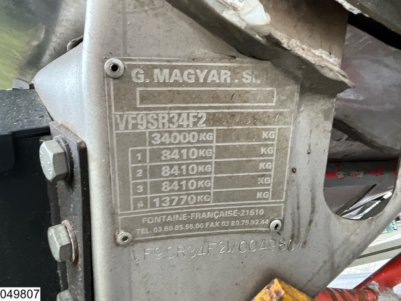 Semirreboque tanque Magyar Chemie 32.550 Liter, 1 Comp.: foto 11 Semirreboque tanque Magyar Chemie 32.550 Liter, 1 Comp.: foto 11