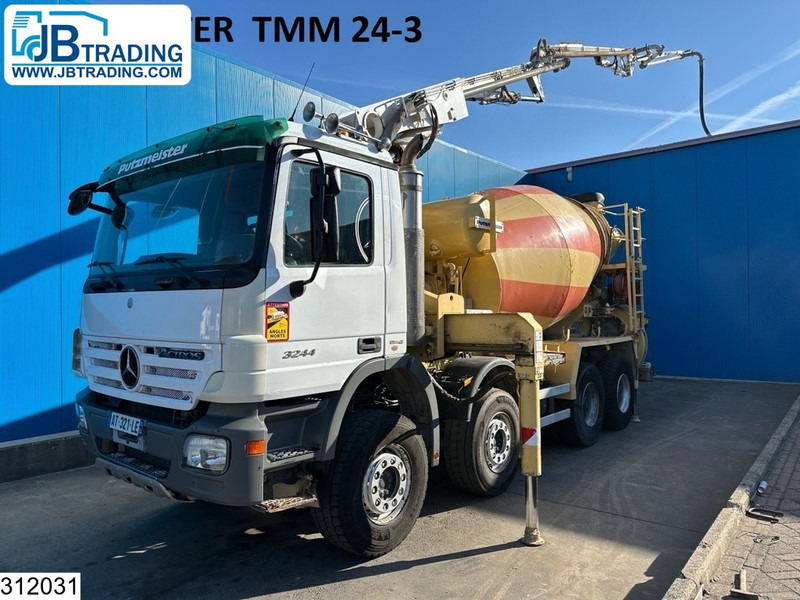 Mercedes-Benz Actros 3244 8x4, PUMI, Putzmeister, 24 MTR, Telligent 16 - Autobomba de betão: foto 1 Mercedes-Benz Actros 3244 8x4, PUMI, Putzmeister, 24 MTR, Telligent 16 - Autobomba de betão: foto 1