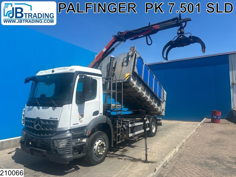 Mercedes-Benz Arocs 1833 EURO 6, Kipper, Palfinger - Camião basculante, Camião grua: foto 1 Mercedes-Benz Arocs 1833 EURO 6, Kipper, Palfinger - Camião basculante, Camião grua: foto 1