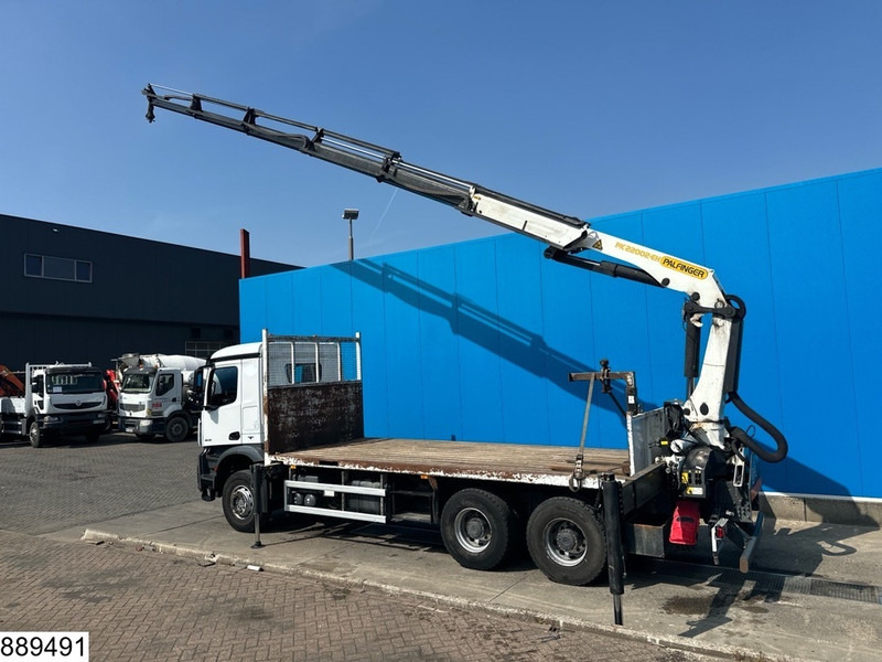 Mercedes-Benz Arocs 2636 6X4, EURO 6, Steel suspension, Palfinger - Camião de caixa aberta/ Plataforma, Camião grua: foto 4 Mercedes-Benz Arocs 2636 6X4, EURO 6, Steel suspension, Palfinger - Camião de caixa aberta/ Plataforma, Camião grua: foto 4