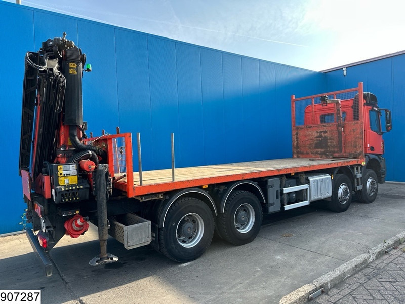 Mercedes-Benz Arocs 3240 8X4, EURO 6, Steel suspension, Palfinger - Camião de caixa aberta/ Plataforma, Camião grua: foto 2 Mercedes-Benz Arocs 3240 8X4, EURO 6, Steel suspension, Palfinger - Camião de caixa aberta/ Plataforma, Camião grua: foto 2