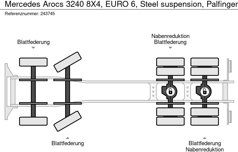 Leasing de Mercedes-Benz Arocs 3240 8X4, EURO 6, Steel suspension, Palfinger Mercedes-Benz Arocs 3240 8X4, EURO 6, Steel suspension, Palfinger: foto 16 Leasing de Mercedes-Benz Arocs 3240 8X4, EURO 6, Steel suspension, Palfinger Mercedes-Benz Arocs 3240 8X4, EURO 6, Steel suspension, Palfinger: foto 16