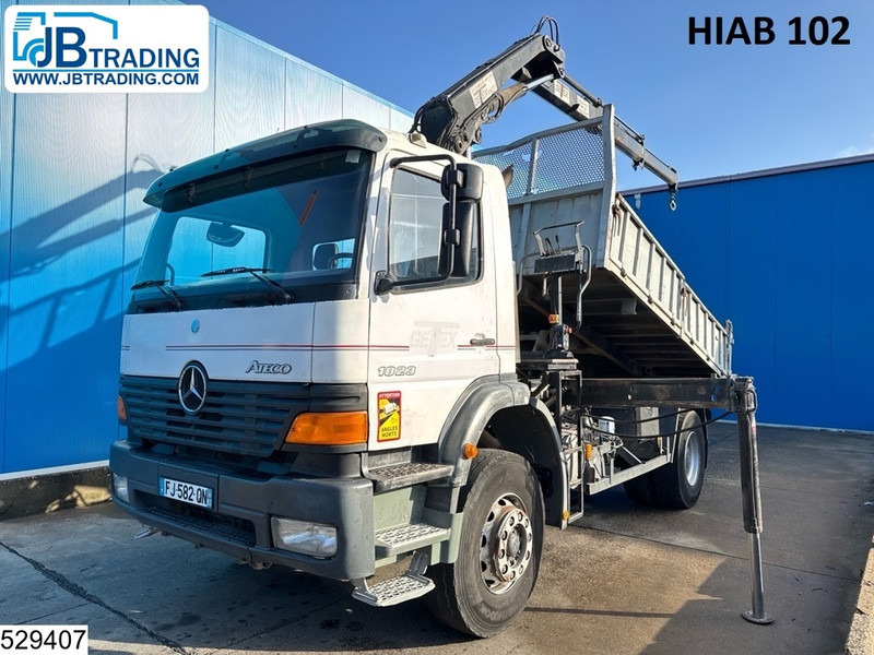 Mercedes-Benz Atego 1828 Manual, Steel Suspension, HIAB - Camião basculante, Camião grua: foto 1 Mercedes-Benz Atego 1828 Manual, Steel Suspension, HIAB - Camião basculante, Camião grua: foto 1