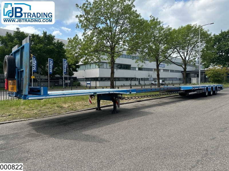 Nooteboom open laadbak 48.000 KG, 19,9 mtr, Steering axle - Semi-reboque plataforma/ Caixa aberta: foto 1 Nooteboom open laadbak 48.000 KG, 19,9 mtr, Steering axle - Semi-reboque plataforma/ Caixa aberta: foto 1