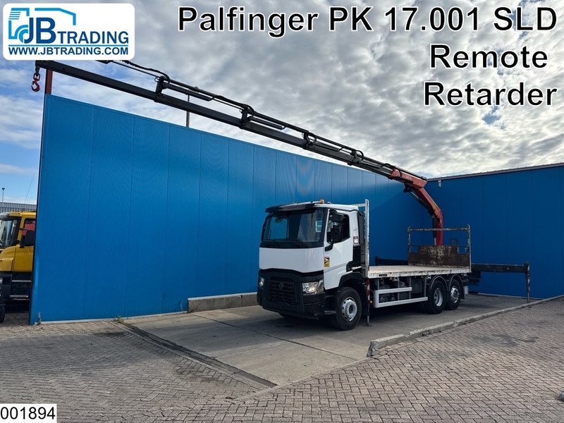 Renault C 430 6x2, EURO 6, Retarder, Palfinger, Remote, Steering - Camião de caixa aberta/ Plataforma, Camião grua: foto 1 Renault C 430 6x2, EURO 6, Retarder, Palfinger, Remote, Steering - Camião de caixa aberta/ Plataforma, Camião grua: foto 1
