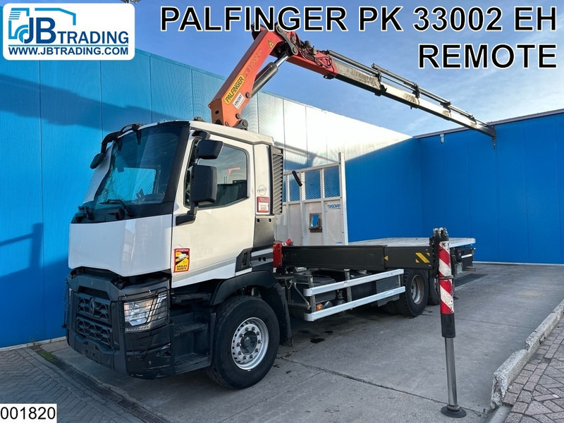Renault C 460 6x2, EURO 6, Palfinger, Retarder - Camião de caixa aberta/ Plataforma, Camião grua: foto 1 Renault C 460 6x2, EURO 6, Palfinger, Retarder - Camião de caixa aberta/ Plataforma, Camião grua: foto 1