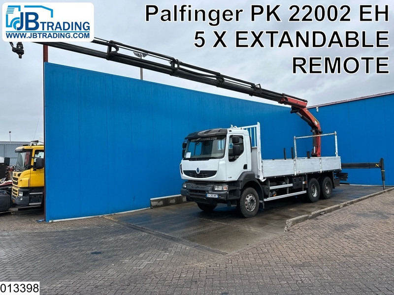 Renault Kerax 430 Dxi EURO 5, Retarder, Steel suspension, Palfinger - Camião de caixa aberta/ Plataforma, Camião grua: foto 1 Renault Kerax 430 Dxi EURO 5, Retarder, Steel suspension, Palfinger - Camião de caixa aberta/ Plataforma, Camião grua: foto 1