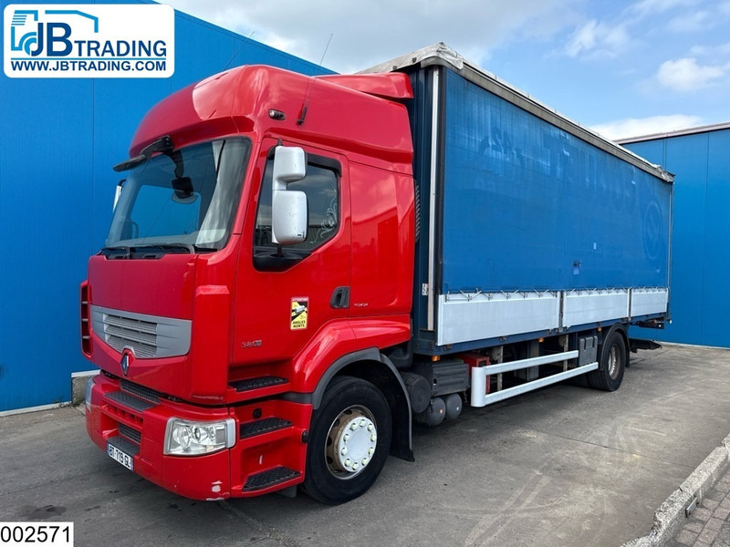 Renault Premium 380 Dxi EURO 5, Palfinger, PTO - Camião de lona: foto 1 Renault Premium 380 Dxi EURO 5, Palfinger, PTO - Camião de lona: foto 1