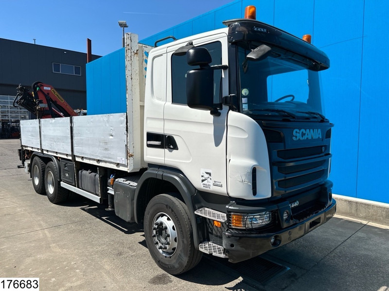 Scania G 440 6X4, EURO 6, Retarder, Palfinger - Camião de caixa aberta/ Plataforma, Camião grua: foto 3 Scania G 440 6X4, EURO 6, Retarder, Palfinger - Camião de caixa aberta/ Plataforma, Camião grua: foto 3