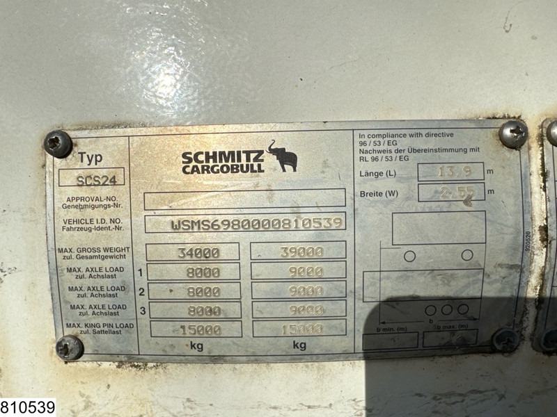Schmitz Cargobull open laadbak - Semi-reboque plataforma/ Caixa aberta: foto 4 Schmitz Cargobull open laadbak - Semi-reboque plataforma/ Caixa aberta: foto 4