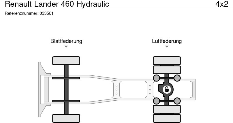 Tractor Renault Lander 460 Hydraulic: foto 14