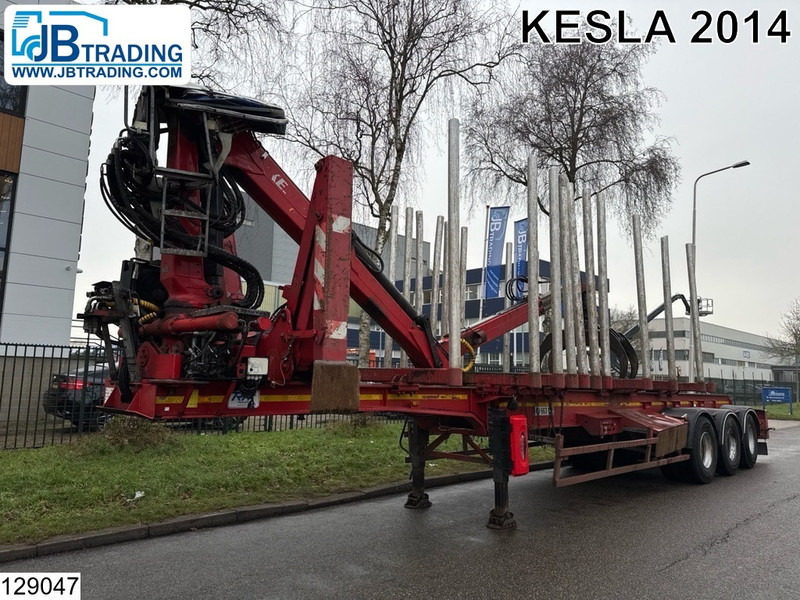 Trax open laadbak Timber transport, Kesla 2014 - Semi-reboque transporte de madeira: foto 1 Trax open laadbak Timber transport, Kesla 2014 - Semi-reboque transporte de madeira: foto 1