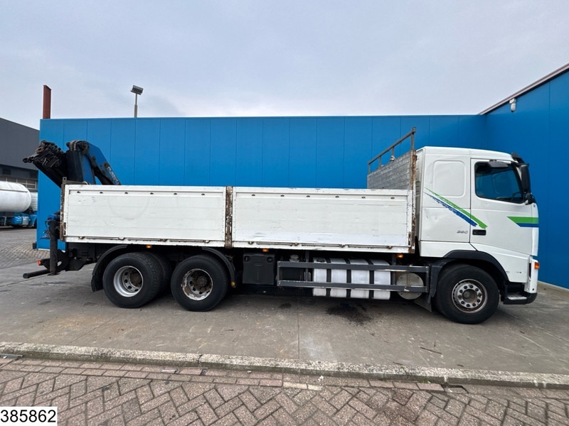 Camião de caixa aberta/ Plataforma, Camião grua Volvo FH12 380 6X4, EURO 3, Steel suspension, Palfinger: foto 15
