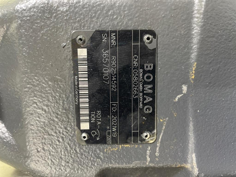 Hidráulica por Máquina de construção novo Bomag 05802663-Rexroth A10VO45-Load sensing pump: foto 8