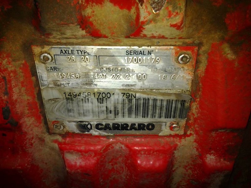 Carraro 28.20 - Komatsu - Axle/Achse/As - Eixo e peças por Máquina de construção: foto 3 Carraro 28.20 - Komatsu - Axle/Achse/As - Eixo e peças por Máquina de construção: foto 3
