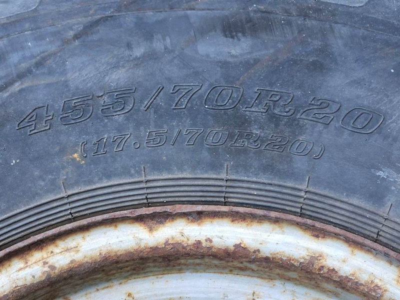 DUNLOP 455/70-R20 (17.5/70R20) - Tire/Reifen/Band - Jantes e pneus por Máquina de construção: foto 5 DUNLOP 455/70-R20 (17.5/70R20) - Tire/Reifen/Band - Jantes e pneus por Máquina de construção: foto 5