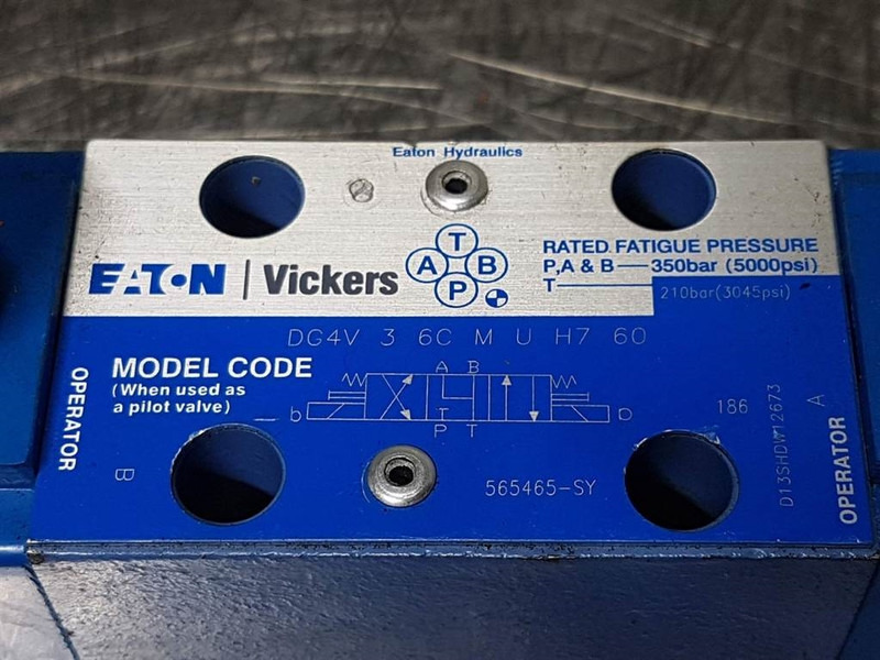EATON DG4V36CMUH760-565465-SY-Valve/Ventile/Ventiel - Hidráulica: foto 4 EATON DG4V36CMUH760-565465-SY-Valve/Ventile/Ventiel - Hidráulica: foto 4