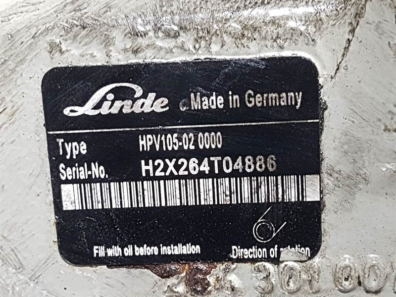 Linde HPV105-02-Drive pump/Fahrpumpe/Rijpomp - Hidráulica por Máquina de construção: foto 4 Linde HPV105-02-Drive pump/Fahrpumpe/Rijpomp - Hidráulica por Máquina de construção: foto 4