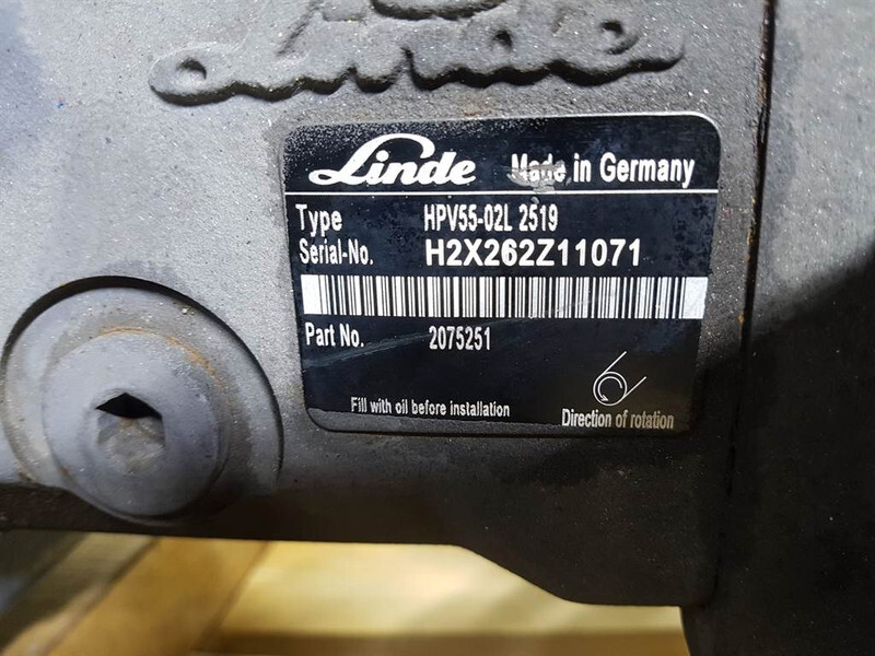 Linde HPV55-02L - Vögele - 2075251 -Drive pump/Fahrpumpe - Hidráulica: foto 4 Linde HPV55-02L - Vögele - 2075251 -Drive pump/Fahrpumpe - Hidráulica: foto 4