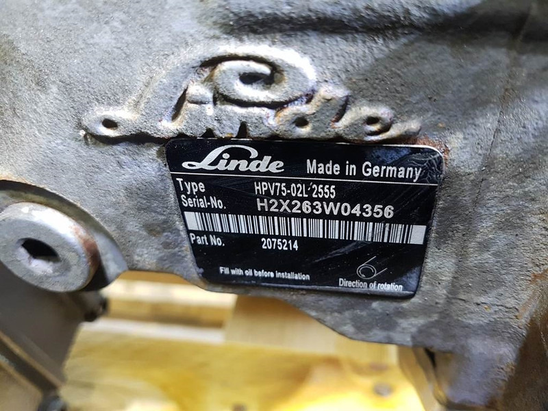 Hidráulica por Máquina de construção Linde HPV75-02 - Vögele - 2075214 -Drive pump/Fahrpumpe: foto 6