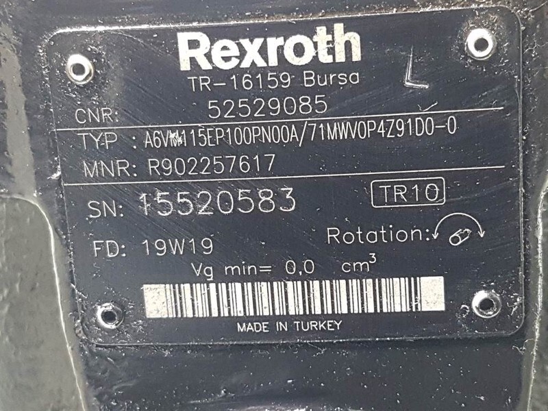 Manitou MLT630/730-52529085-A6VM115EP100PN00A-Drive motor - Hidráulica por Máquina de construção: foto 4 Manitou MLT630/730-52529085-A6VM115EP100PN00A-Drive motor - Hidráulica por Máquina de construção: foto 4